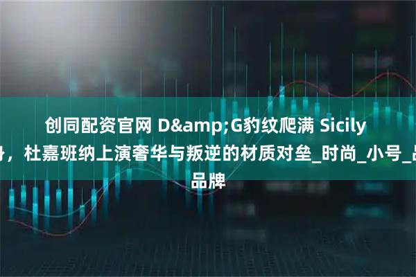 创同配资官网 D&G豹纹爬满 Sicily 包身，杜嘉班纳上演奢华与叛逆的材质对垒_时尚_小号_品牌